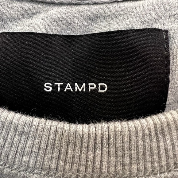 STAMPD USA Crew Sweatshirt Men's Size Medium Patriotic Preppy patriotic pullover - Picture 2 of 7